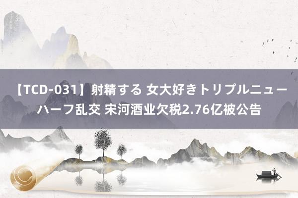 【TCD-031】射精する 女大好きトリプルニューハーフ乱交 宋河酒业欠税2.76亿被公告